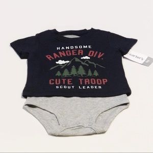 Boys tee shirt, one piece 🌲